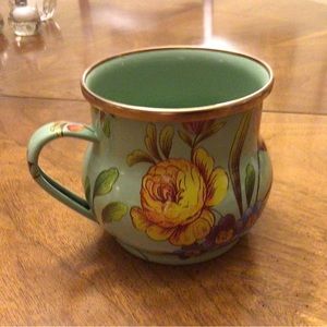 Mackenzie Childs enamel coffee mugs